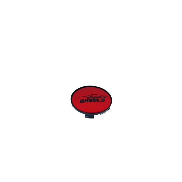 Symbolscheibe Elegance Wheels Candy Red mit Träger schwarz